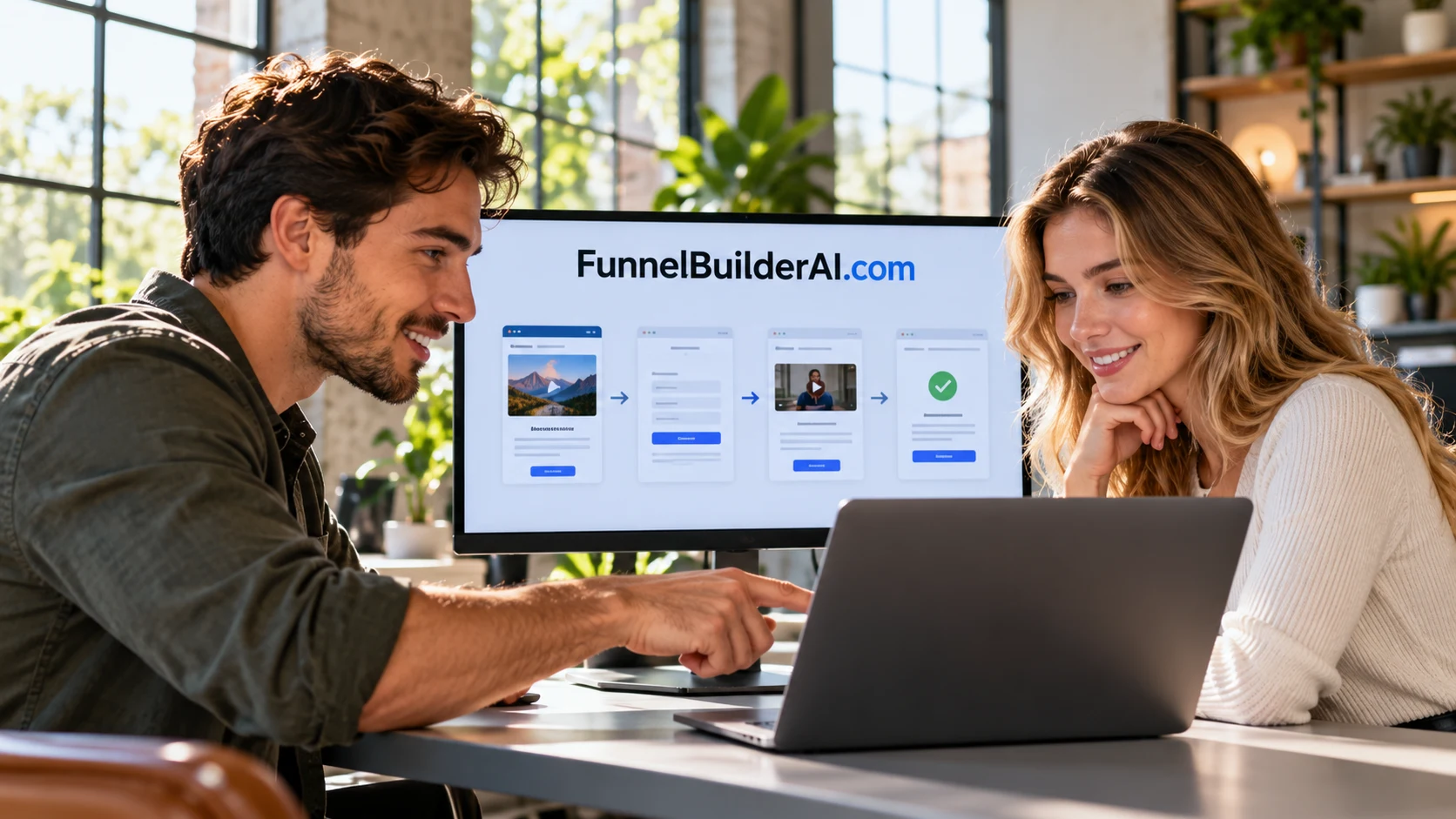 A team discussing a funnel product opportunity